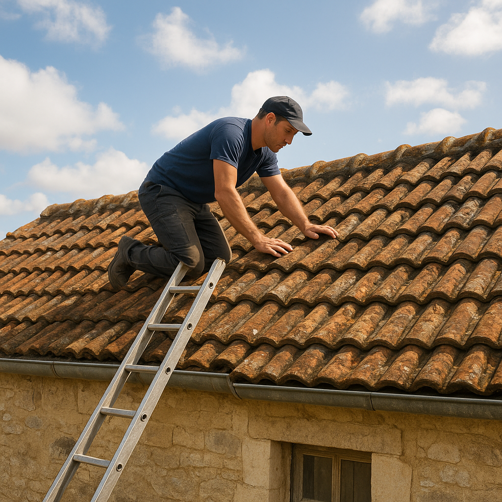 Contrôle de la toiture avant travaux de rénovation