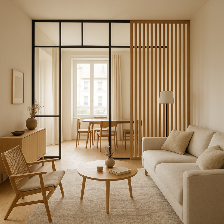 Séparer une pièce sans travaux : 12 solutions simples et réversibles